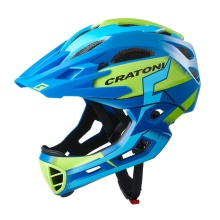 Cratoni Bike Helmet C-Maniac PRO (Full Protection) blue/lime matte